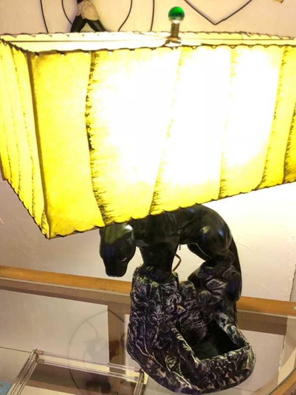 1950s Panther Table Lamp #524