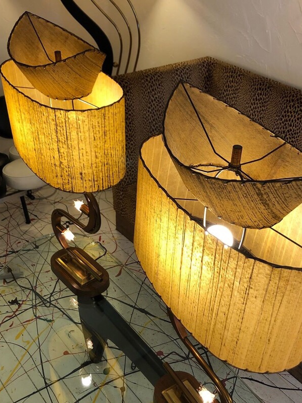 1950s Majestic Lamp Pair #542